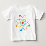 Atomic Structure Science Baby T-Shirt<br><div class="desc">A cool,  trendy and fun science-inspired design that makes a great gift for all scientists,  science teachers,  science students,  in short,  any science geek in your life (and that includes you)! Designed by Science Geekness© at http://www.zazzle.com/sciencegeekness*</div>