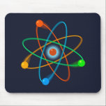 Atomic Structure Science Mouse Pad<br><div class="desc">SCIENCE MOUSE PAD. Cool,  trendy science inspired mouse pad designed as a gift for all scientists,  science teachers,  science students,  in short any science geek in your life (and that includes you)! Designed by Science Geekness© at http://www.zazzle.com/sciencegeekness*</div>