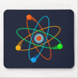 Atomic Structure Science Mouse Pad<br><div class="desc">SCIENCE MOUSE PAD. Cool,  trendy science inspired mouse pad designed as a gift for all scientists,  science teachers,  science students,  in short any science geek in your life (and that includes you)! Designed by Science Geekness© at http://www.zazzle.com/sciencegeekness*</div>