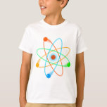 Atomic Structure Science T-Shirt<br><div class="desc">A cool,  trendy and fun science-inspired design that makes a great gift for all scientists,  science teachers,  science students,  in short,  any science geek in your life (and that includes you)! Designed by Science Geekness© at http://www.zazzle.com/sciencegeekness*</div>