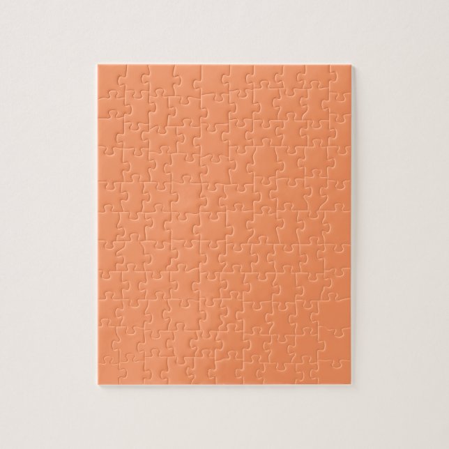 Atomic Tangerine  (solid color)   Jigsaw Puzzle (Vertical)