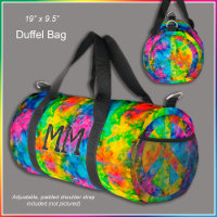 [Atomic Tie-Dye] Fractal Peace Sign Monogram 
