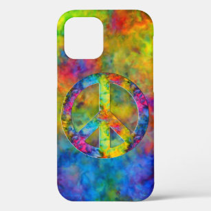 [Atomic Tie-Dye]  Psychedelic Rainbow Colours iPhone 12 Case