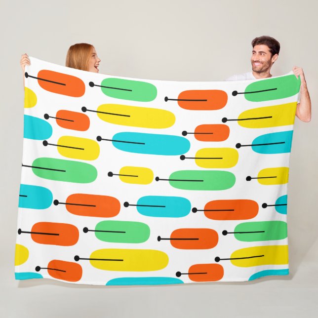 Atomic Trees Fleece Blanket (In Situ)