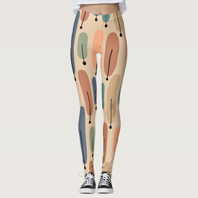 Atomic Trees Retro Leggings (Front)
