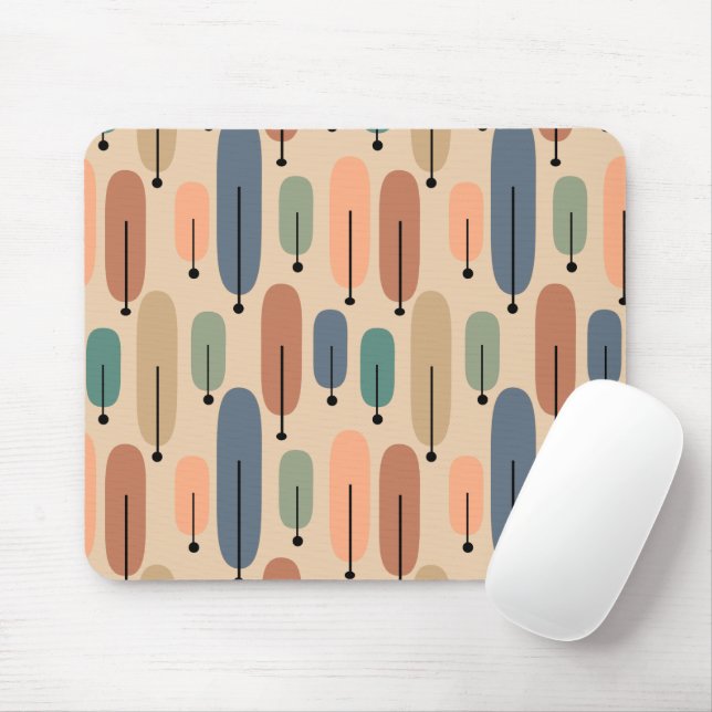 Atomic Trees Retro Mouse Pad (With Mouse)