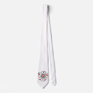 Atomic Valentine Red Hearts Tie