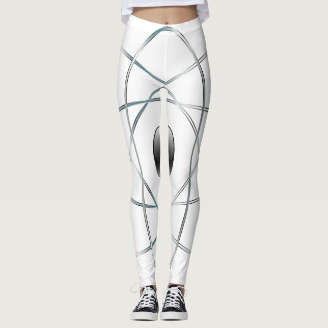 Atomic White Leggings (Front)