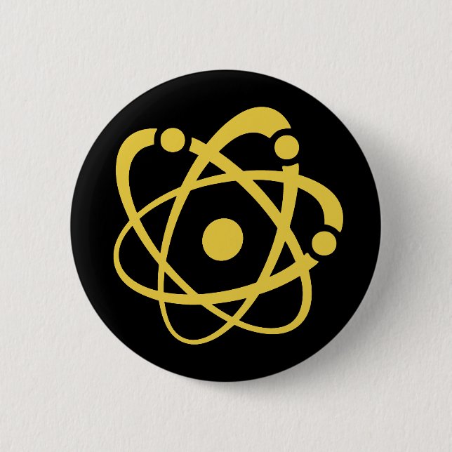Atomic Wonk 6 Cm Round Badge (Front)