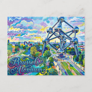 Atomium Belgium Postcard