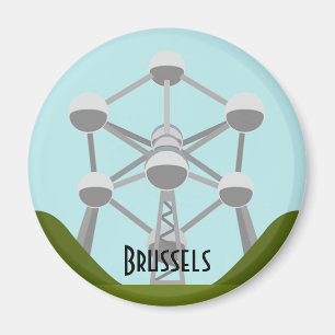 Atomium in Brussels Magnet