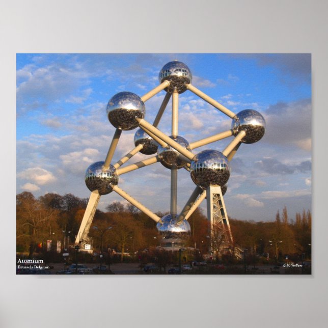 Atomium Poster, 10" x 7.5" Poster (Front)