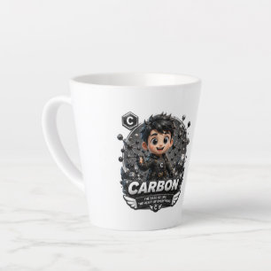 ATOMIVRA Carbon Character Latte Mug