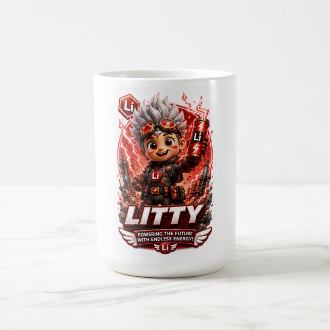  ATOMIVRA Lithium Character  Coffee Mug (Center)