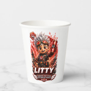  ATOMIVRA Lithium Character  Paper Cups