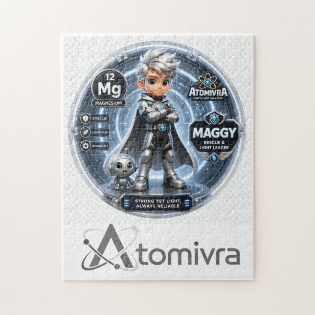 ATOMIVRA Magnesium Character  Jigsaw Puzzle (Vertical)
