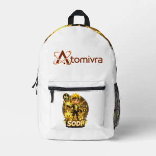 ATOMIVRA Sodium Character  Printed Backpack