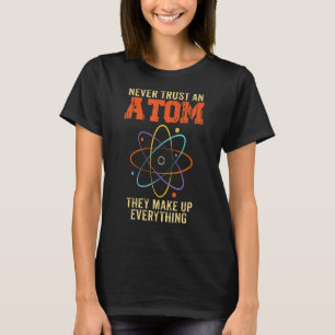 Aton Men Women Stem Molecule Chemistry Teacher T-Shirt