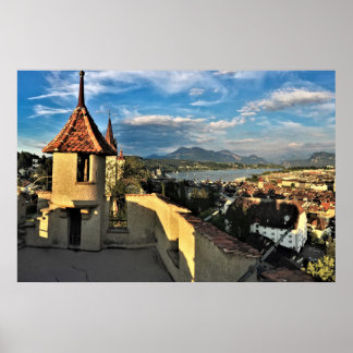 Atop the Musegg Wall Poster