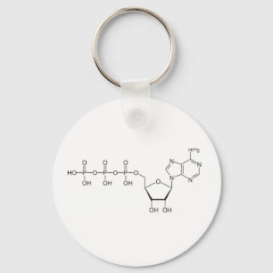 ATP molecule Key Ring