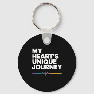 Atrial Fibrillation Medical Heart Disease Arrhythm Key Ring