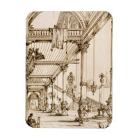 Atrium of a Palace, in Genes, from 'Art and Indust