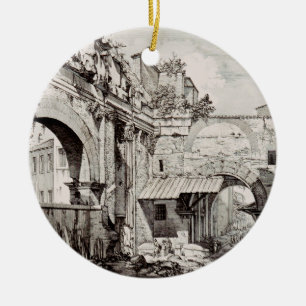Atrium of the Portico of Octavia in Rome Ceramic Ornament