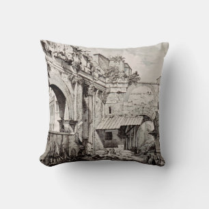 Atrium of the Portico of Octavia in Rome Cushion
