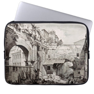 Atrium of the Portico of Octavia in Rome Laptop Sleeve