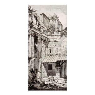 Atrium of the Portico of Octavia in Rome Rack Card