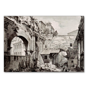 Atrium of the Portico of Octavia in Rome Table Number