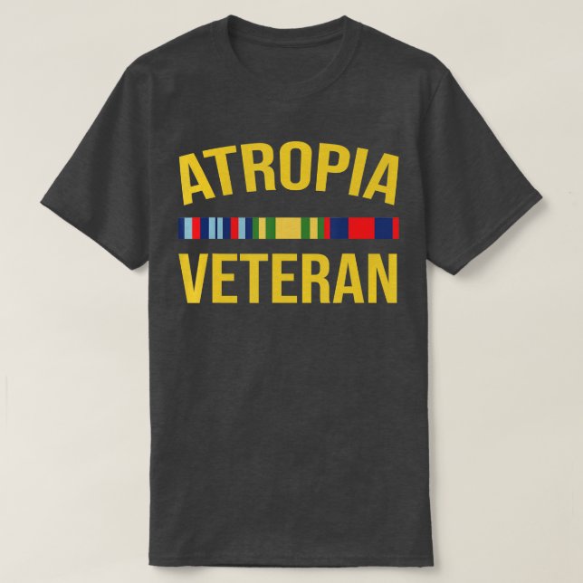 Atropia Veteran Flag Veteran Day Fathers Day Atrop T-Shirt (Design Front)