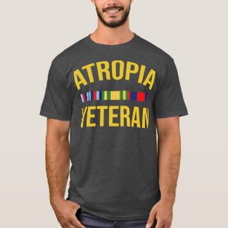 Atropia Veteran Flag Veteran Day Fathers Day Atrop T-Shirt