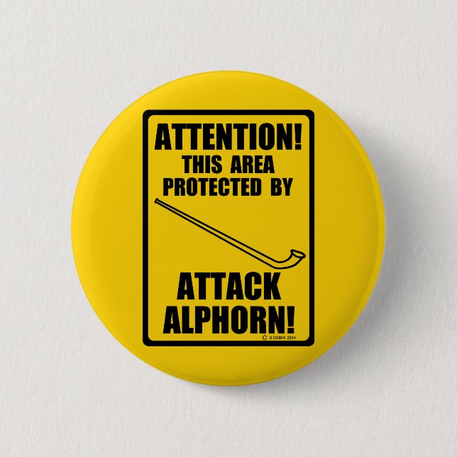 Attack Djembe 6 Cm Round Badge (Front)