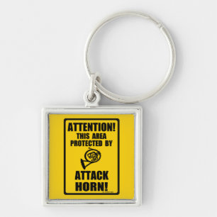 Attack Horn Key Ring