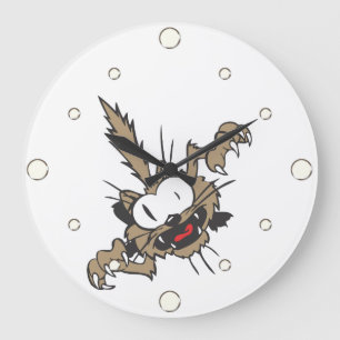 Attack Kitty  Wall Clock