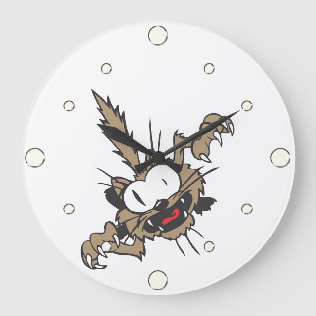 Attack Kitty  Wall Clock (Front)