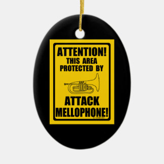 Attack Mellophone Ceramic Ornament