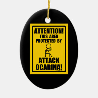 Attack Ocarina Ceramic Ornament