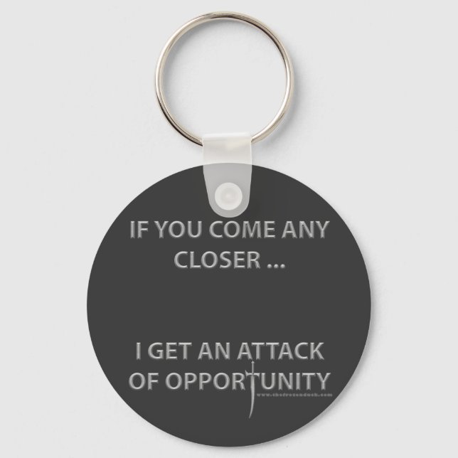 Attack of Opportunity Key Ring (Front)