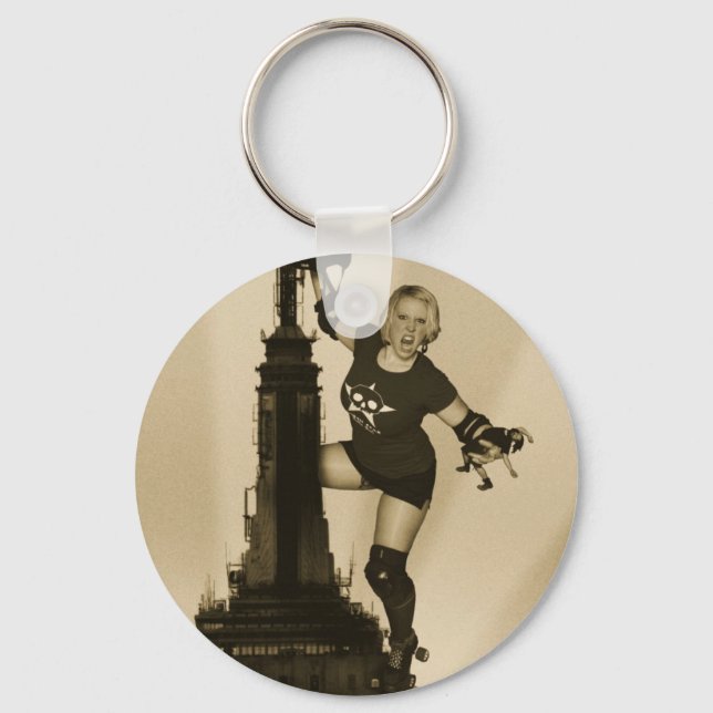 Attack of the 50-Foot Kayzilla Key Ring (Front)