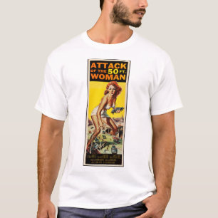 Attack of the 50 Foot Woman (1958) Movie Poster T-Shirt