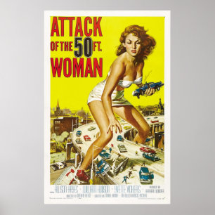 Attack of the 50 foot woman poster