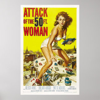 Attack of the 50 Foot Woman Poster