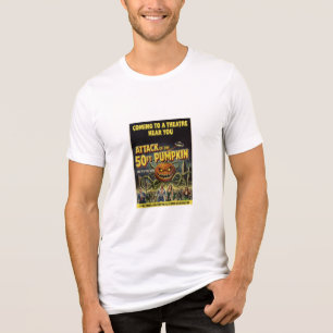Attack of the 50ft Pumpkin Tri-Blend Shirt