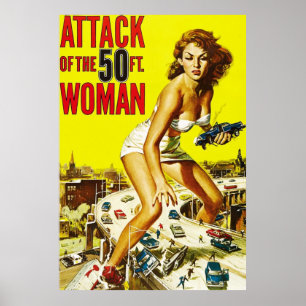 Attack of the 50ft Woman Poster