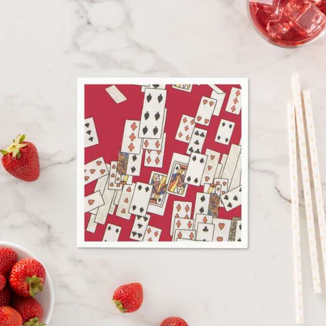 Attack of the Cards 4 Napkin (Insitu)