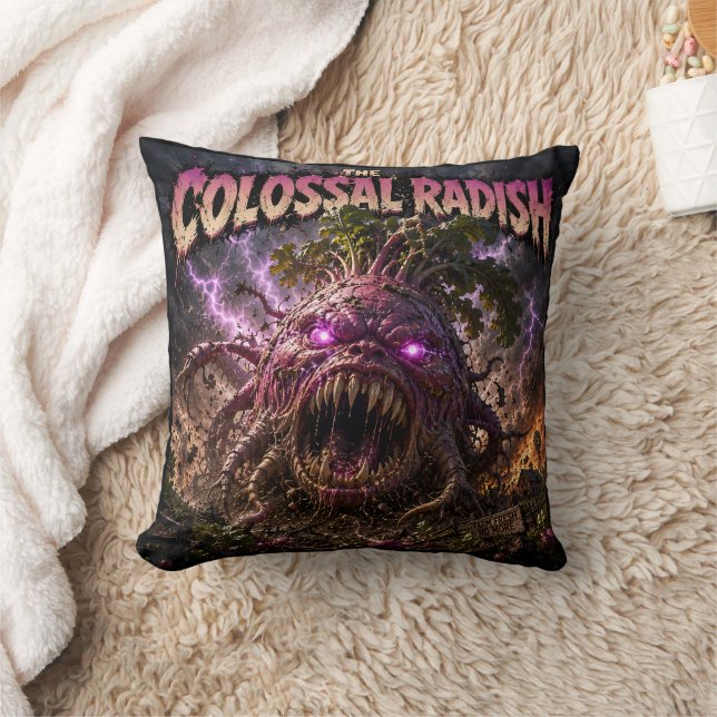 Attack of the colossal reddish/radish cushion (Blanket)