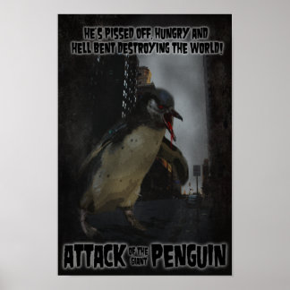 Attack of the Giant Penguin! Fake Movie Poster
