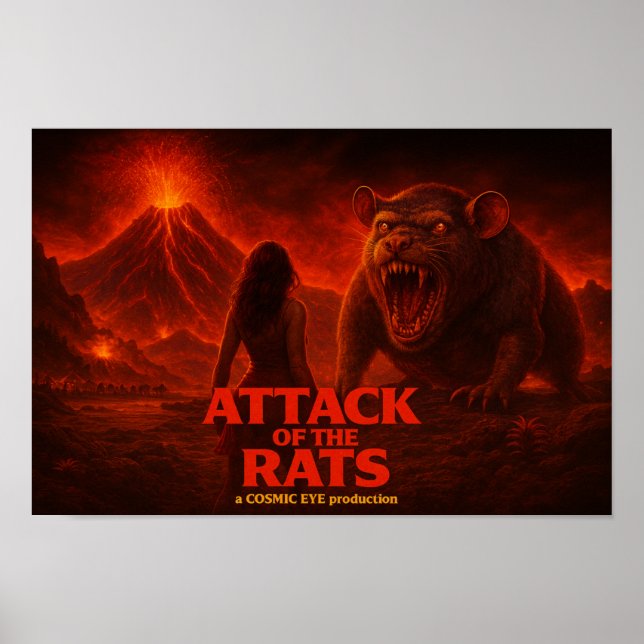 Attack of the Rats Poster (Front)